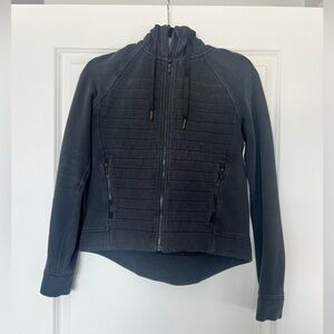 Lululemon Athletica Black Quilted Hoodie Size 4